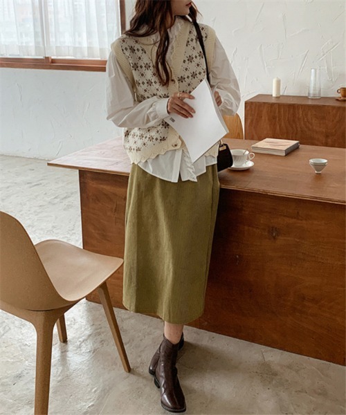 MAISON DE THERESE（メゾン ド テレーズ）の「ボタン開きニットベスト（ベスト・レディース・A/B/C・FREE）」の20枚目の写真