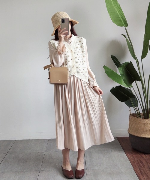 MAISON DE THERESE（メゾン ド テレーズ）の「ボタン開きニットベスト（ベスト・レディース・A/B/C・FREE）」の13枚目の写真