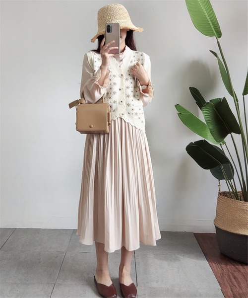 MAISON DE THERESE（メゾン ド テレーズ）の「ボタン開きニットベスト（ベスト・レディース・A/B/C・FREE）」の15枚目の写真