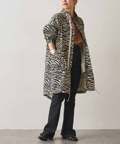 Omekashi（オメカシ）の「ゼブラモッズコート（モッズコート・レディース・アイボリー・FREE）」の11枚目の写真