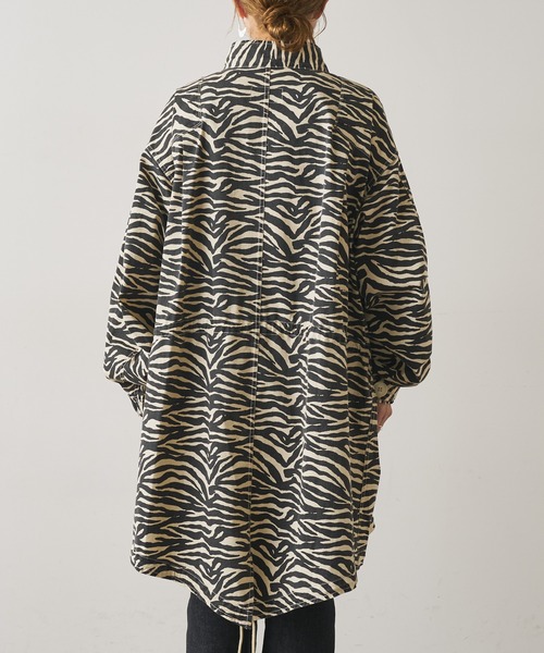 Omekashi（オメカシ）の「ゼブラモッズコート（モッズコート・レディース・アイボリー・FREE）」の12枚目の写真