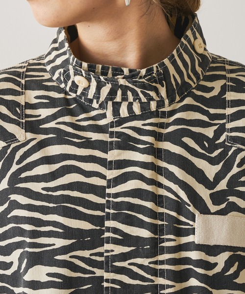 Omekashi（オメカシ）の「ゼブラモッズコート（モッズコート・レディース・アイボリー・FREE）」の16枚目の写真