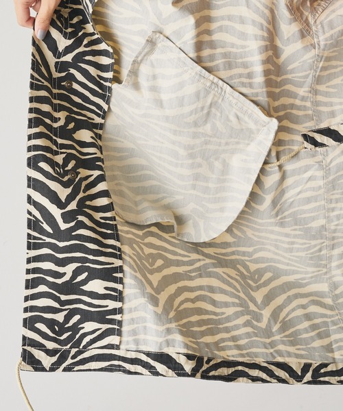 Omekashi（オメカシ）の「ゼブラモッズコート（モッズコート・レディース・アイボリー・FREE）」の22枚目の写真