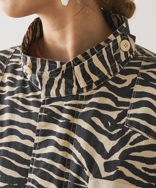 Omekashi（オメカシ）の「ゼブラモッズコート（モッズコート・レディース・アイボリー・FREE）」の20枚目の写真