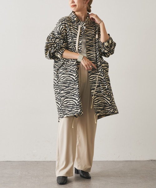 Omekashi（オメカシ）の「ゼブラモッズコート（モッズコート・レディース・アイボリー・FREE）」の14枚目の写真
