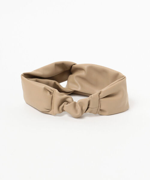 B:MING by BEAMS（ビーミングバイビームス）の「VLANK / フェイクレザー ヘアバンド（ヘアバンド・レディース・ブラック/グリーン/ブラウン系その他2・ONE SIZE）」の6枚目の写真