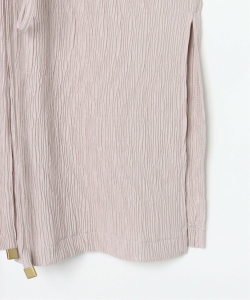 VENCEEXCHANGE（ヴァンスエクスチェンジ）の「プリーツトップス（シャツ/ブラウス・レディース・ライトグレー/チャコールグレー/オフホワイト・M）」の13枚目の写真