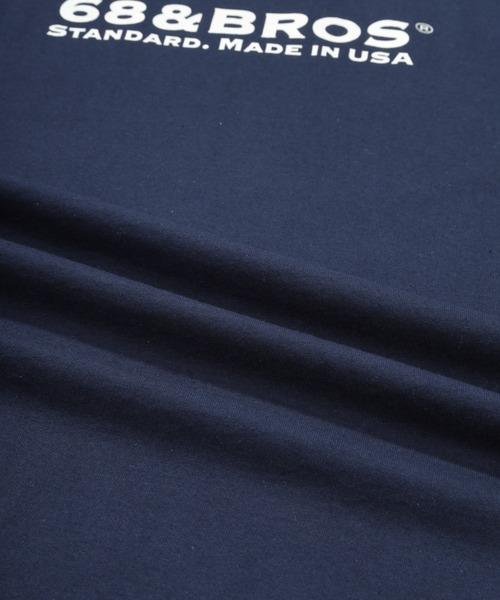 68&brothers(シックスティエイトアンドブラザーズ)の「68&BROTHERS シックスティーエイトアンドブラザーズ / "STANDARD" L/S Tee(Tシャツ/カットソー・メンズ・ホワイト/ブラック/ネイビー/ホワイト×ブラック/グレー・LARGE/X-LARGE/MEDIUM/XX-LARGE)」の14枚目の写真