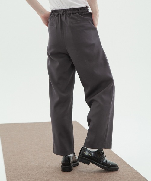 INTERPLAY（インタープレイ）の「【INTERPLAY】 1タックワイドパンツ（スラックス・メンズ・ブラウン/ライトグリーン/ダークグレー・FREE）」の16枚目の写真