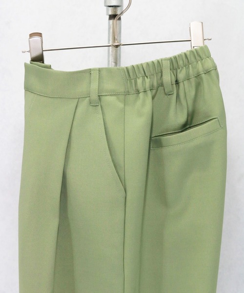 INTERPLAY（インタープレイ）の「【INTERPLAY】 1タックワイドパンツ（スラックス・メンズ・ブラウン/ライトグリーン/ダークグレー・FREE）」の21枚目の写真