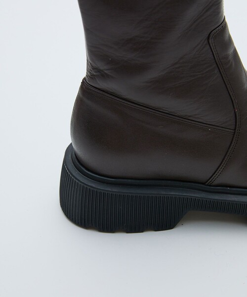 ★UNITED TOKYO エタージュスクエアブーツ ブラック 24.5 エタージュスクエアブーツ(1 BROWN): : ウィメンズ｜UNITED TOKYO