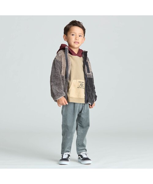 BREEZE（ブリーズ）の「カラーリンクフーディー（パーカー・キッズ・レインボー/オフホワイト/ブラック/ワインレッド・100/150/110/140/130/120/90）」の13枚目の写真