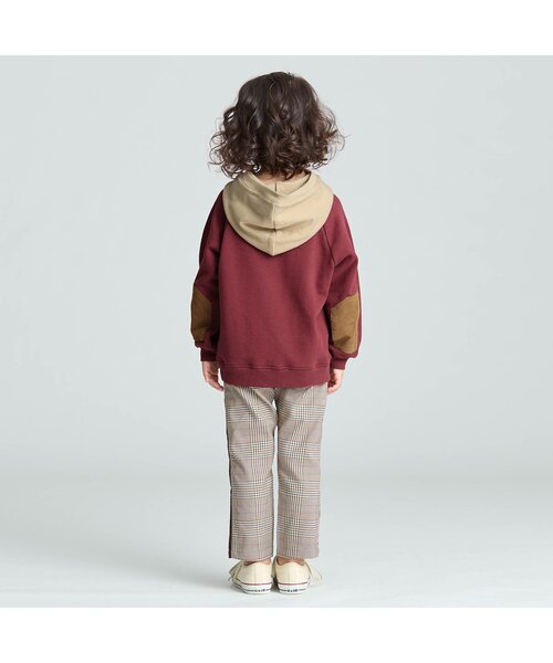 BREEZE（ブリーズ）の「カラーリンクフーディー（パーカー・キッズ・レインボー/オフホワイト/ブラック/ワインレッド・100/150/110/140/130/120/90）」の16枚目の写真