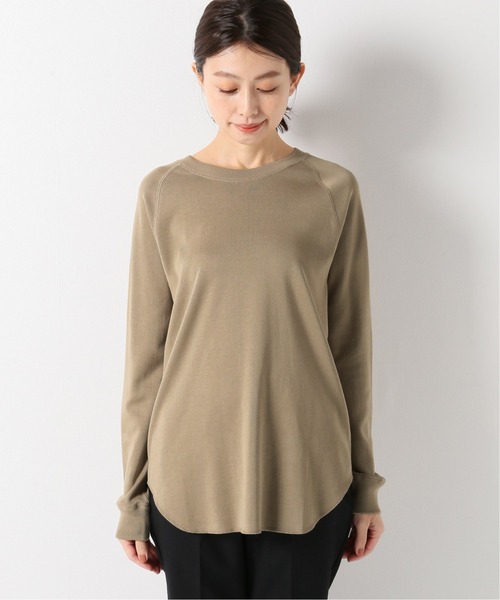 plage（プラージュ）の「premium フライスロンTシャツ◆（Tシャツ/カットソー・レディース・ホワイト/カーキ/ネイビー・FREE）」の10枚目の写真