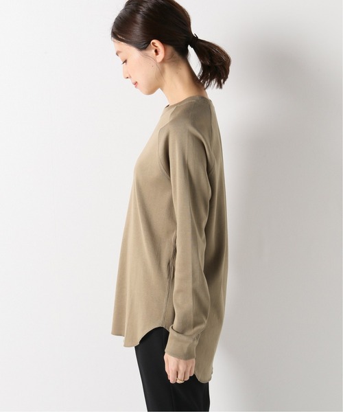 plage（プラージュ）の「premium フライスロンTシャツ◆（Tシャツ/カットソー・レディース・ホワイト/カーキ/ネイビー・FREE）」の11枚目の写真