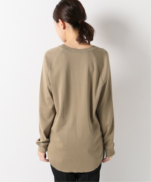 plage（プラージュ）の「premium フライスロンTシャツ◆（Tシャツ/カットソー・レディース・ホワイト/カーキ/ネイビー・FREE）」の12枚目の写真