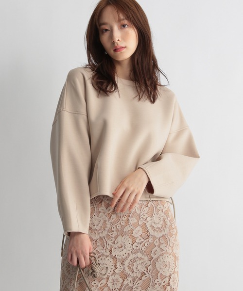 Andemiu（アンデミュウ）の「ダンボールレースアップカット238304（スウェット・レディース・ライトグレー/ベージュ/ブルー・FREE）」の15枚目の写真