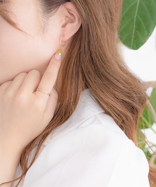 K10 イエローゴールド あみあみ リング BLOOM/ブルーム WEB限定 K10 イエローゴールド あみあみ リング BLOOM/ブルーム WEB限定