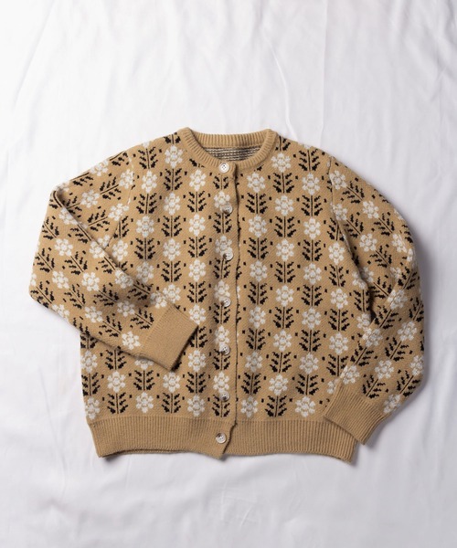 me+em select（ミームセレクト）の「花柄ジャガードニットカーディガン（カーディガン/ボレロ・レディース・ブラック/ベージュ/ブラウン・FREE）」の17枚目の写真