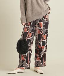 BEAUTY&YOUTH UNITED ARROWS | BY ゼブラ＆アフリカンプリント イージーワイドパンツ -ウォッシャブル- ∴(その他パンツ)