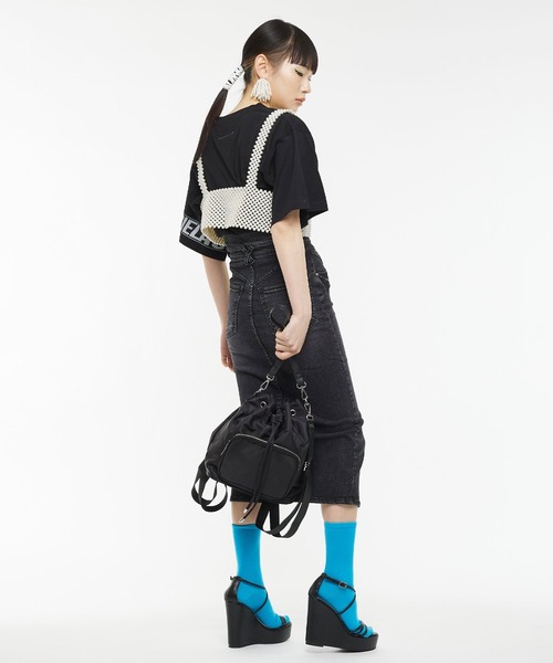 Narcissus（ナルシス）の「【Maison Margiela】ロックプリントTシャツ（Tシャツ/カットソー・レディース・ブラック/グレー・SMALL/X-SMALL）」の4枚目の写真