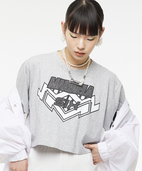 Narcissus（ナルシス）の「【Maison Margiela】ロックプリントTシャツ（Tシャツ/カットソー・レディース・ブラック/グレー・SMALL/X-SMALL）」の16枚目の写真
