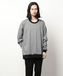 Lui's | ヘリンボーン柄ボリュームスウェット(スウェット)