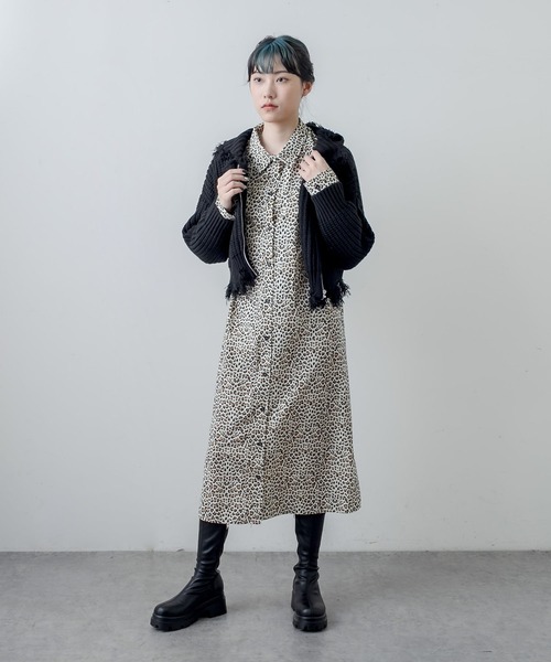 RASVOA(ラスボア)の「ダメージニットパーカー(ニット/セーター・レディース・オフホワイト/ブラック・FREE)」の19枚目の写真