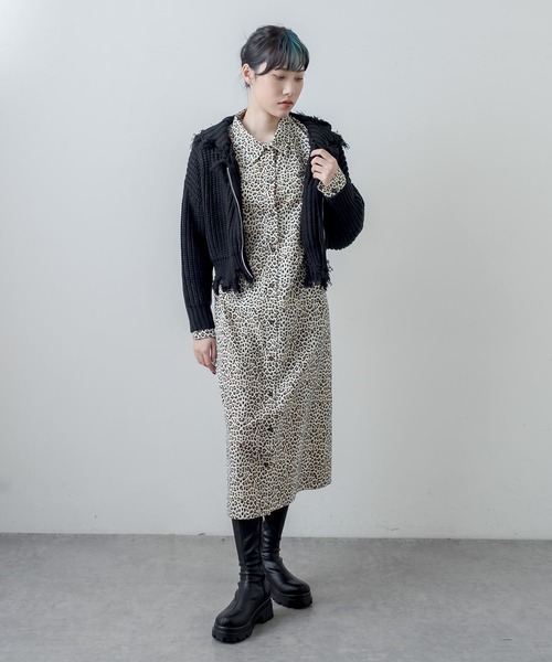 RASVOA(ラスボア)の「ダメージニットパーカー(ニット/セーター・レディース・オフホワイト/ブラック・FREE)」の21枚目の写真