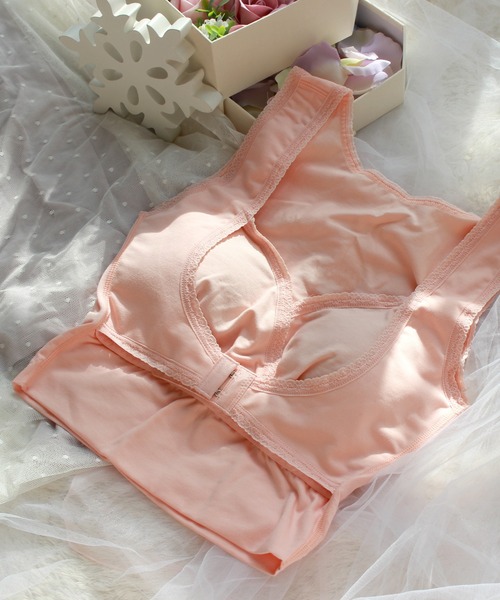 SweetMommy（スウィートマミー）の「フロント調節　熟睡コットン ナイトブラ（ナイトブラ・レディース・ブラック/ネイビー/ベビーピンク/ブルー/イエロー系その他・L/LL/M/3L）」の8枚目の写真