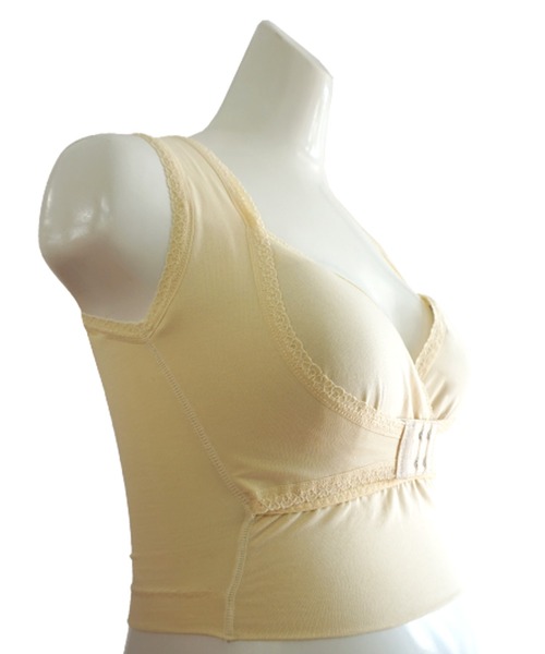 SweetMommy（スウィートマミー）の「フロント調節　熟睡コットン ナイトブラ（ナイトブラ・レディース・ブラック/ネイビー/ベビーピンク/ブルー/イエロー系その他・L/LL/M/3L）」の21枚目の写真