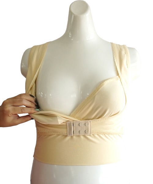 SweetMommy（スウィートマミー）の「フロント調節　熟睡コットン ナイトブラ（ナイトブラ・レディース・ブラック/ネイビー/ベビーピンク/ブルー/イエロー系その他・L/LL/M/3L）」の11枚目の写真