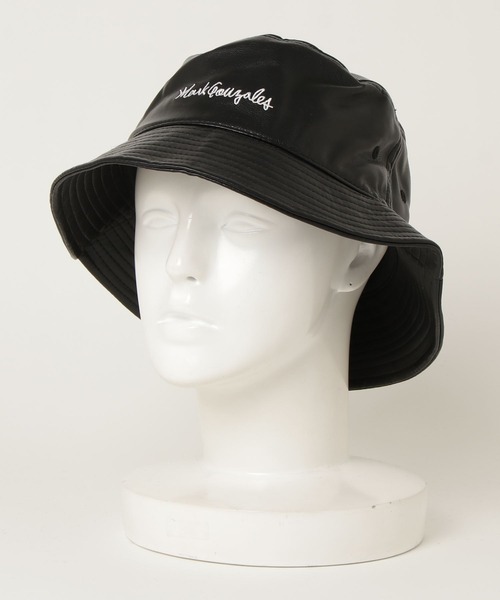 Mark Gonzales（マーク・ゴンザレス）の「MARK GONZALES/マークゴンザレス【web限定】　PU バケットハット（ハット・メンズ・ブラック×ブラック/ブラック×ホワイト・FREE）」の15枚目の写真
