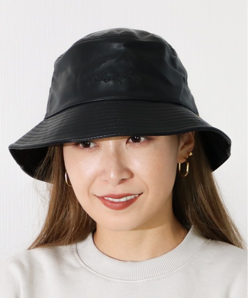 Mark Gonzales（マーク・ゴンザレス）の「MARK GONZALES/マークゴンザレス【web限定】　PU バケットハット（ハット・メンズ・ブラック×ブラック/ブラック×ホワイト・FREE）」の10枚目の写真