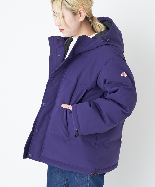 DANTON(ダントン)の「#※【DANTON/ダントン】DOWN HOODED JK/ダウンフードジャケット(ダウンジャケット/コート・レディース・パープル/ブラック・SMALL/X-SMALL)」の13枚目の写真