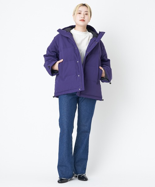 DANTON(ダントン)の「#※【DANTON/ダントン】DOWN HOODED JK/ダウンフードジャケット(ダウンジャケット/コート・レディース・パープル/ブラック・SMALL/X-SMALL)」の10枚目の写真