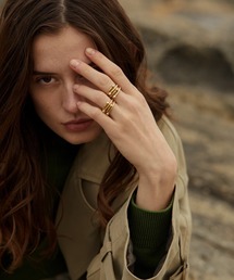 soerte（ソエルテ）の「Brass cross ring/真鍮クロスリング（リング）」