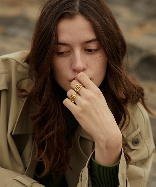 soerte(ソエルテ)の「Brass cross ring/真鍮クロスリング(リング・メンズ・シルバー/ゴールド・#19/#15)」の20枚目の写真