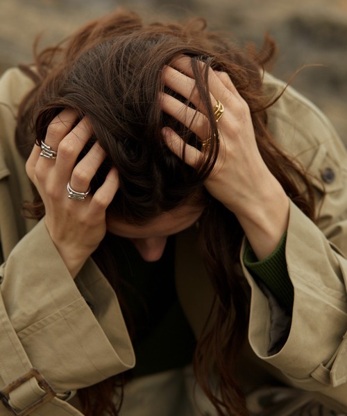 soerte(ソエルテ)の「Brass cross ring/真鍮クロスリング(リング・メンズ・シルバー/ゴールド・#19/#15)」の15枚目の写真