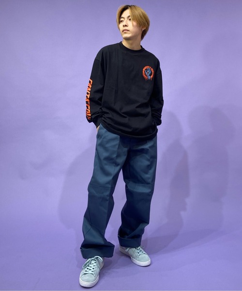 SANTA CRUZ（サンタクルーズ）の「【ムラサキスポーツ別注】SANTACRUZ/サンタクルーズ スクリーミングハンド バックプリントロンT 502221402（Tシャツ/カットソー・メンズ・ホワイト/ネイビー/ブラック/グリーン・M/XL/L）」の15枚目の写真