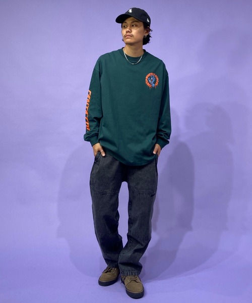 SANTA CRUZ（サンタクルーズ）の「【ムラサキスポーツ別注】SANTACRUZ/サンタクルーズ スクリーミングハンド バックプリントロンT 502221402（Tシャツ/カットソー・メンズ・ホワイト/ネイビー/ブラック/グリーン・M/XL/L）」の22枚目の写真