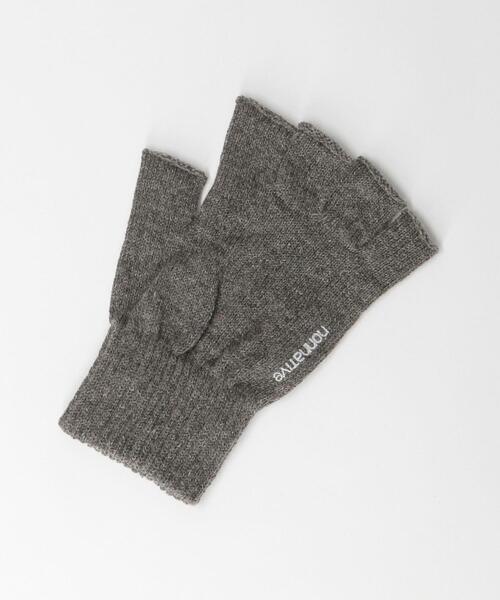 nonnative（ノンネイティブ）の「＜nonnative(ノンネイティブ)＞ CUT OFF GLOVES /グローブ □□（手袋・メンズ・ダークグレー/ネイビー・FREE）」の3枚目の写真