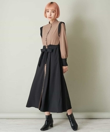 A de a.v.v | 配色切替ワンピース(ワンピース)