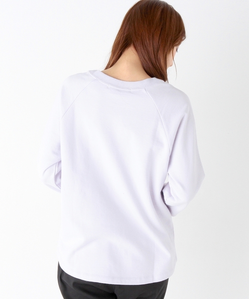 Another Edition（アナザーエディション）の「ウラケポケットラグランプルオーバー/AEBC ｳﾗｹ POC RGLN◆（スウェット・レディース・ホワイト/ベージュ/ネイビー/ライラック・ﾌﾘ-）」の10枚目の写真
