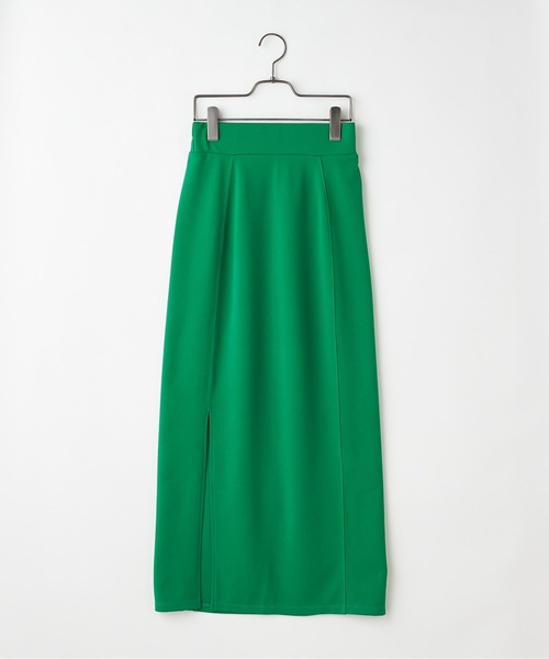 CIAOPANIC（チャオパニック）の「カットジョーゼットスリットタイトスカート（スカート・レディース・アイボリー/ブラック/グリーン・SMALL/MEDIUM）」の18枚目の写真