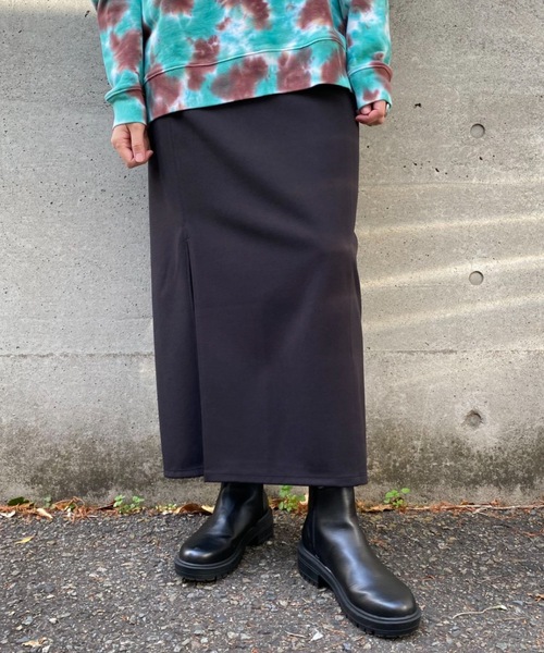 CIAOPANIC（チャオパニック）の「カットジョーゼットスリットタイトスカート（スカート・レディース・アイボリー/ブラック/グリーン・SMALL/MEDIUM）」の17枚目の写真