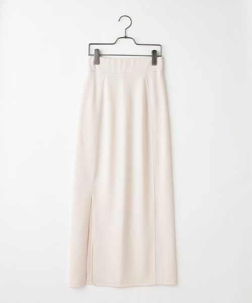 CIAOPANIC（チャオパニック）の「カットジョーゼットスリットタイトスカート（スカート・レディース・アイボリー/ブラック/グリーン・SMALL/MEDIUM）」の8枚目の写真