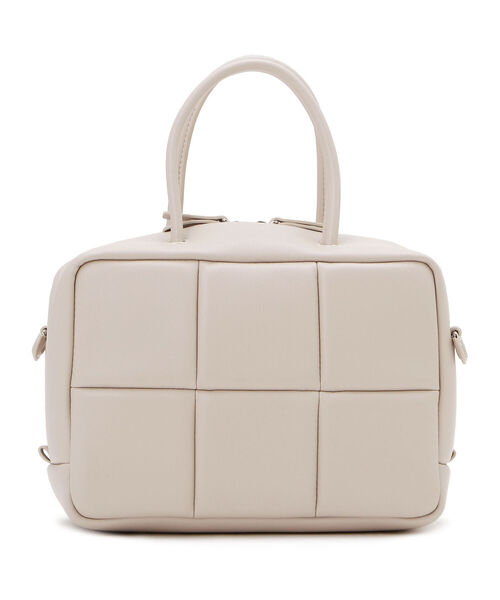 ADD CULUMN（アドカラム）の「ADD CULUMN(アドカラム) PUFF-BOSTON/ボストンバック（ショルダーバッグ・レディース・アイボリー/ラベンダー/ブラック・FREE）」の5枚目の写真