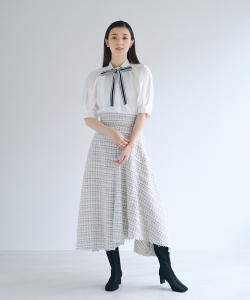 SNIDEL（スナイデル）の「バリエロングブーツ（ブーツ・レディース・モカ/ブラック/ベージュ・LARGE/SMALL/MEDIUM）」の16枚目の写真