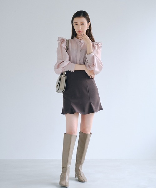 SNIDEL（スナイデル）の「バリエロングブーツ（ブーツ・レディース・モカ/ブラック/ベージュ・LARGE/SMALL/MEDIUM）」の18枚目の写真